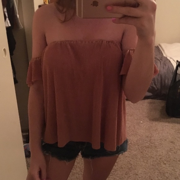 Off the shoulder, strapless pink top! - Picture 1 of 2